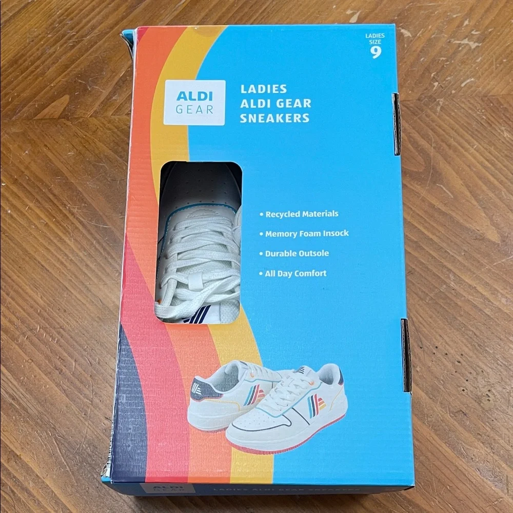 Aldi Gear Ladies White Sneakers 9 NIB 2024 - Picture 7 of 10